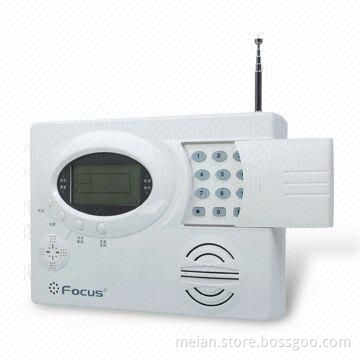 Wired/Wireless Alarm Control Panel with Digital Keypad and Large LCD Screen